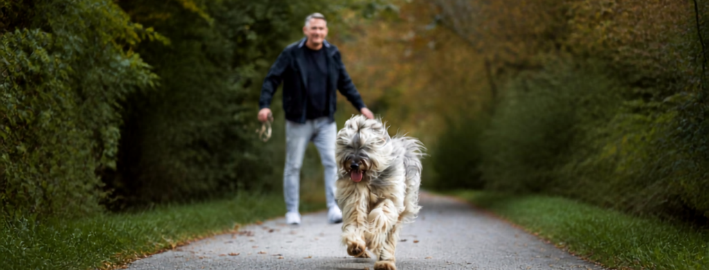 Hund rennt