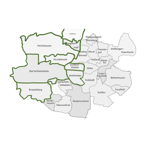 Kassel Einzugsgebiete